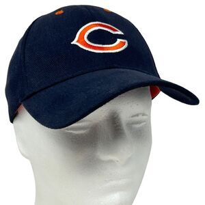 Chicago Bears Hat Cap Blue Strapback NFL Football 6 Panel